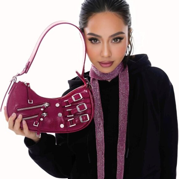 Leather Women's Shoulder Bag Purse Small Crossbody Trendy Casual Stylish - Picture 2 of 8